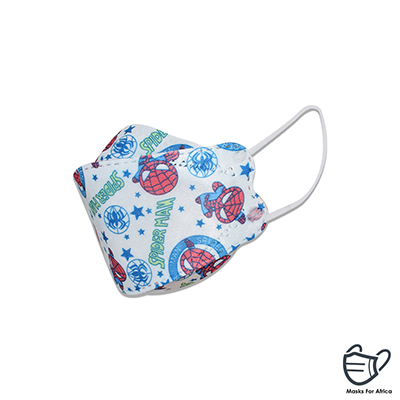 3D Spiderman KF94 Protective Full Seal Disposable Face Masks for Kids